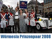 das neue W&uuml;rmesia Prinzenpaar 2008: Prinz Ahli I. und Prinzessin Ranjana I. (Foto: Ingrid GRossmann)