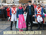Vorstellung des neuen WÜRMESIA Prinzenpaares auf dem Münchner Marienplatz  (©Foto: Martin Schmitz)